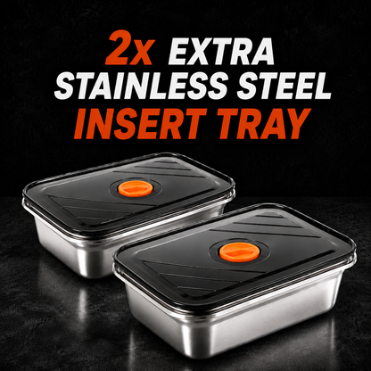 2x Smoko Box Insert Tray (1L Size)