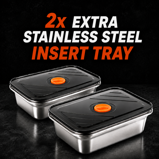 2x Smoko Box Insert Tray (1L Size)