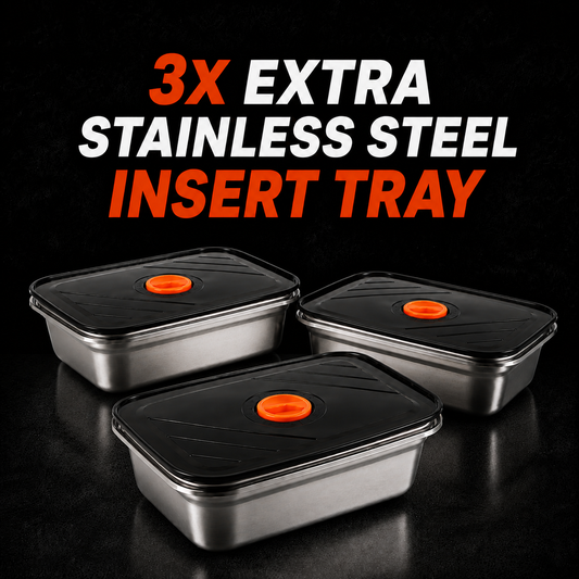 3x Smoko Box Insert Tray (1L Size)