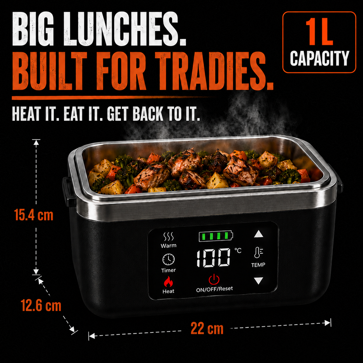 TuffTukka™ Heated Smoko Box