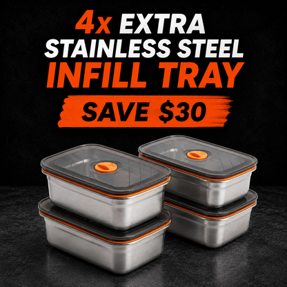 4x Smoko Box Infill Tray (1L Size)